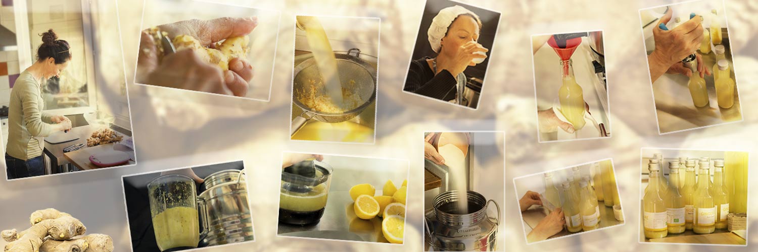 Jus de gingembre, la fabrication de Poivressence